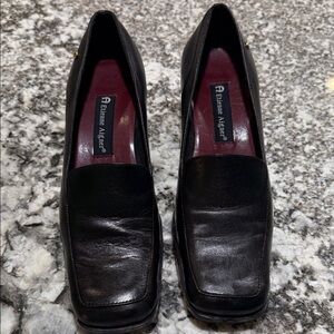 Etienne Aigner Classic Black Loafers